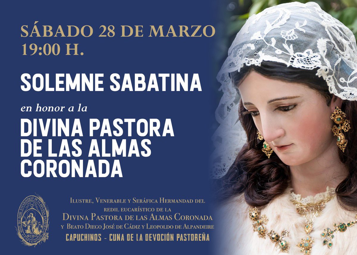 Divina Pastora de Capuchinos de Sevilla tweet media