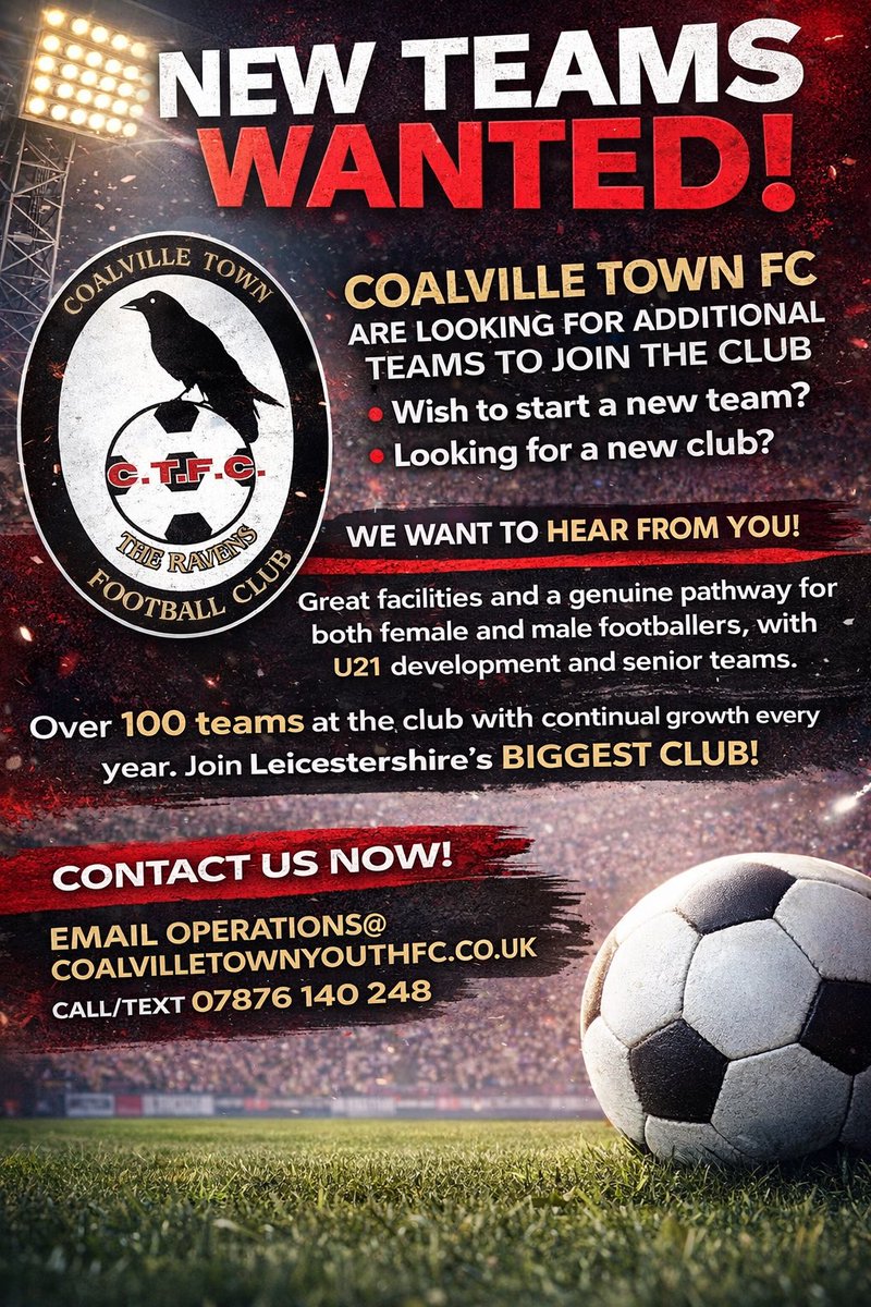 Coalville Town Youth FC tweet media