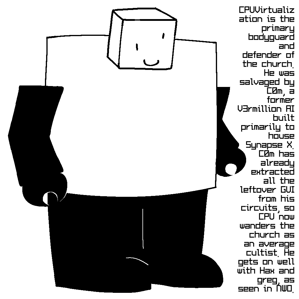lauratubtubster's tweet photo. #ForgedParanoia character profile 4 AND 5. 2 for the price of one har har har! 2 robot cultists for the price of one this time . jane requests continuing soon-ish

https://t.co/lUzErMKLeA
@ForgedParanoia 

#robloxart #robloxmyth #johndoe #janedoe #march18 #forsaken https://t.co/EMG7q6GU0W