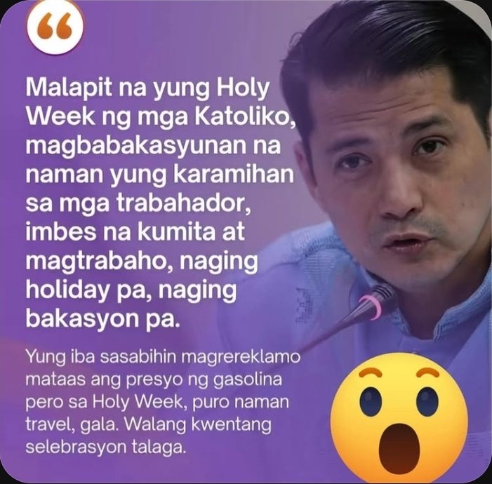 Sa mga katulad kong Katoliko:

Heto po ang ibinoto ninyong ubod nang talinong senador na wala na yatang tatalino pa dito.
#henyongsenador
#sigangsenador
#senadornamaton