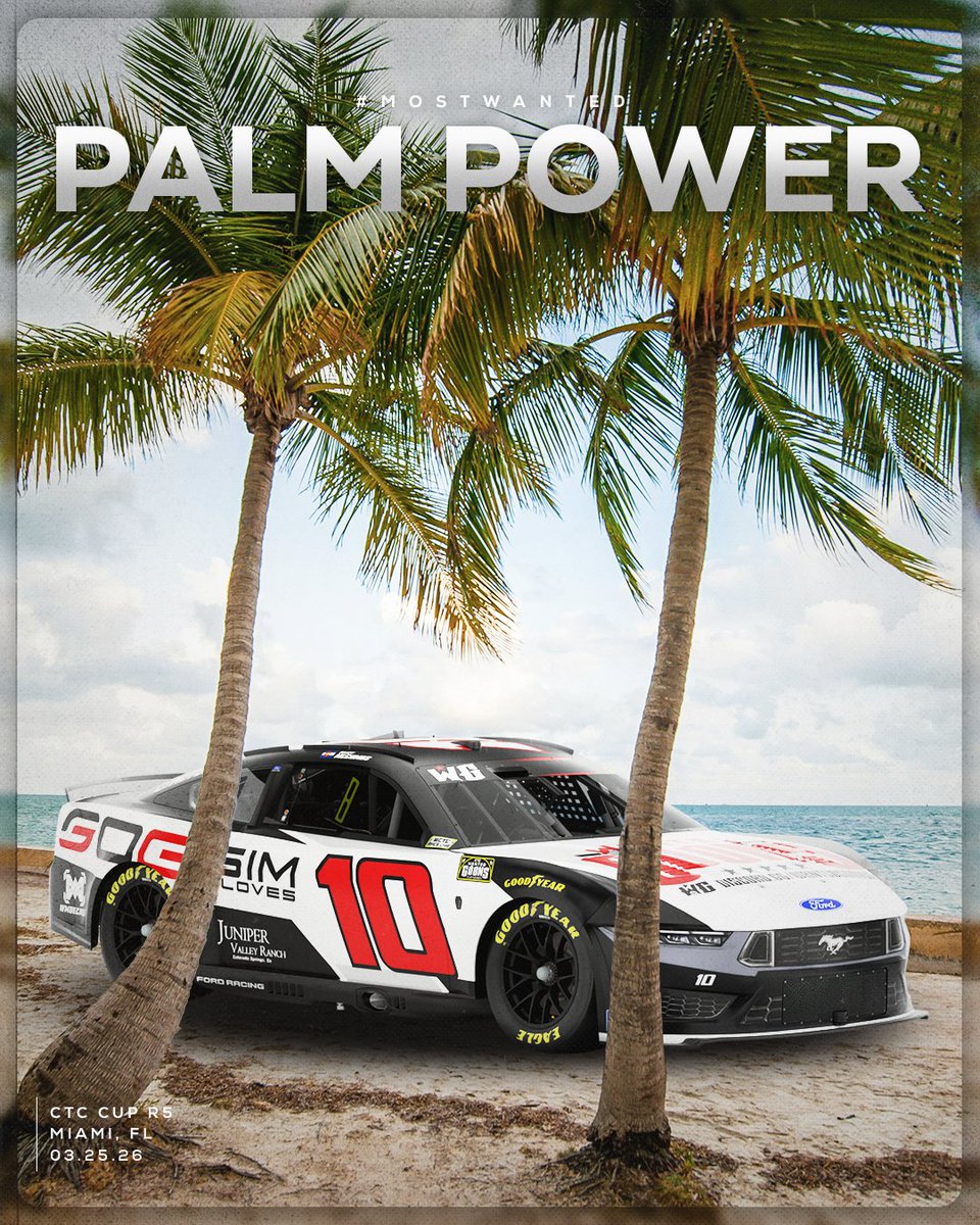 Chasing speed through the palm lined chaos!

Catch us on track in the <a href="/CTCRacing/">CTC Racing</a> Cup Series tonight!