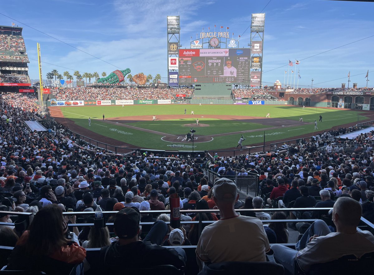 Game 1: #Yankees at Giants (#OpeningDay)

⚾️: Max Fried vs. Logan Webb
⏰: 5:25 p.m. PT
🌁: 63°
📺: @NetflixSports
🎧: <a href="/WFAN660/">WFAN Sports Radio</a>