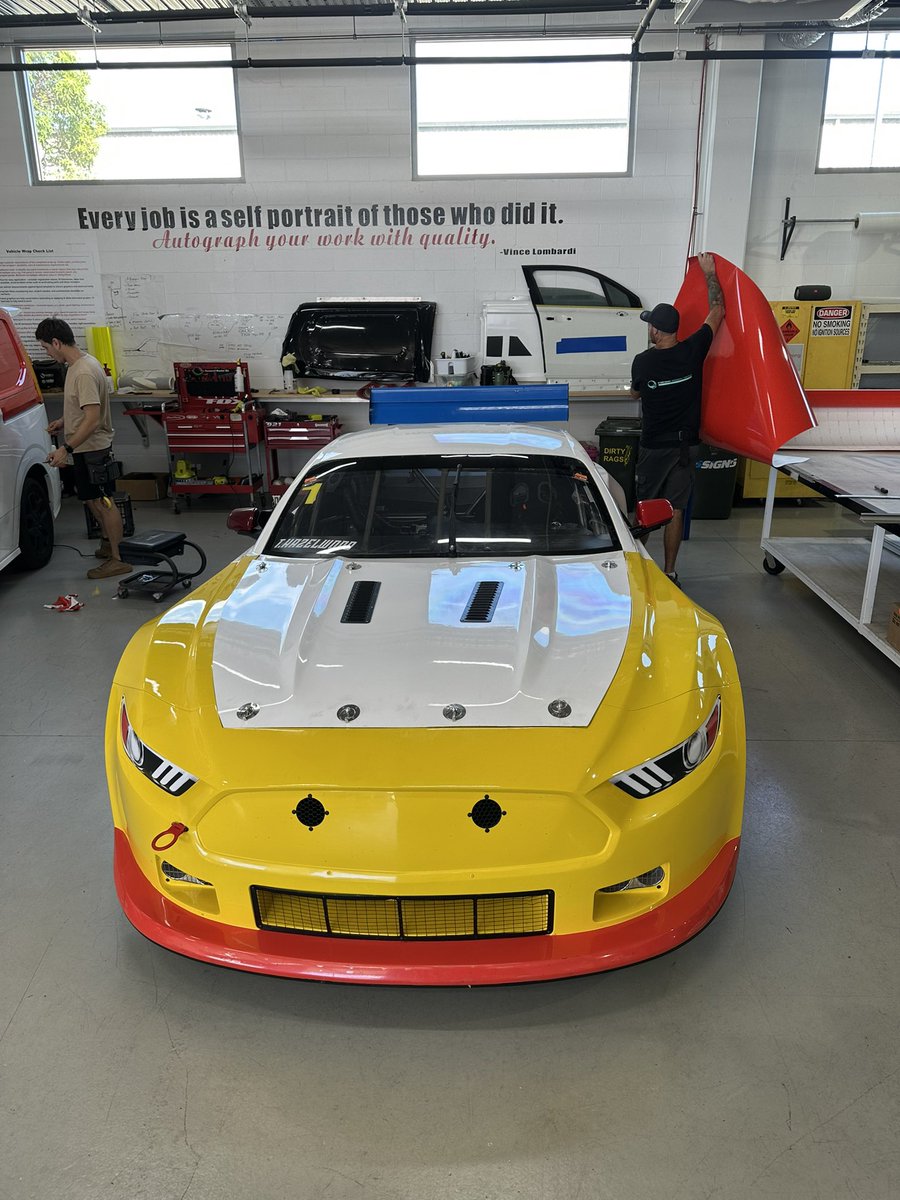 ToddsGarage_'s tweet photo. Just arrived at SS Signs & Vehicle Wraps to get our 2026 livery applied! π€©π
These guys are the best in the business and cannot wait to see the transformation of the #1 Mustang once they are done.
#ToddsGarage x #SSsigns https://t.co/add7xLTQDk