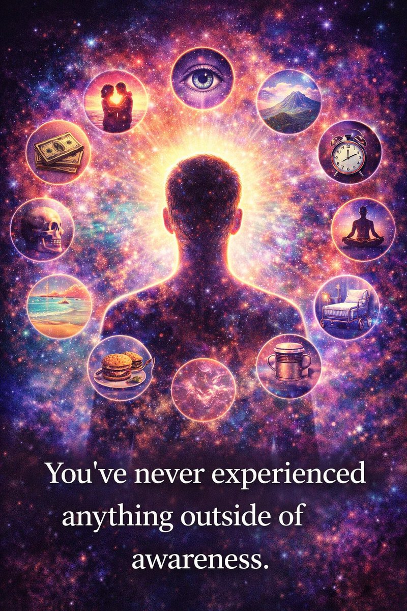 You’ve never experienced anything outside of awareness.

Every sound, every thought, every memory, every emotion has appeared inside awareness. You’ve never stepped outside of it, not even for a second. So instead of chasing experiences, the deeper question is: what is this space