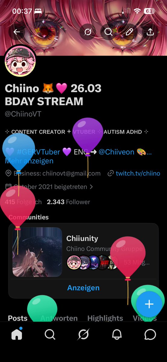 Chiino 🦊🩷 26.03 BDAY STREAM tweet media