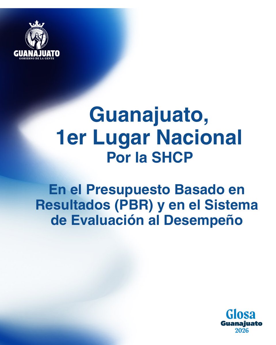 finanzasgente's tweet photo. El presupuesto del Gobierno de la Gente es eficiente, focalizado y transparente, pensado en que cada peso transforme la vida de las y los guanajuatenses, reconocido por instituciones federales e internacionales.

#Glosa2026Gto📁 https://t.co/RITu1RQise