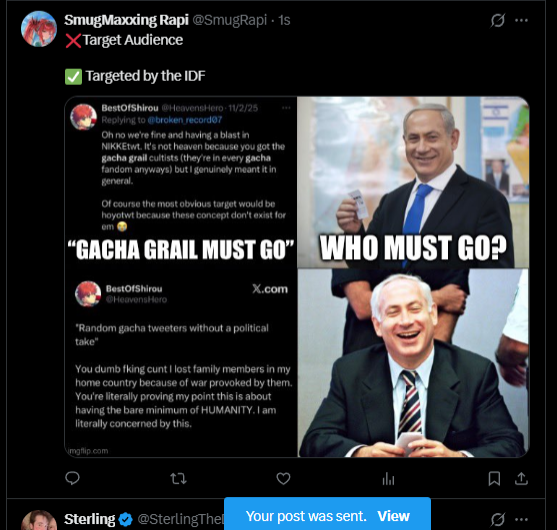 SmugMaxxing Rapi tweet media