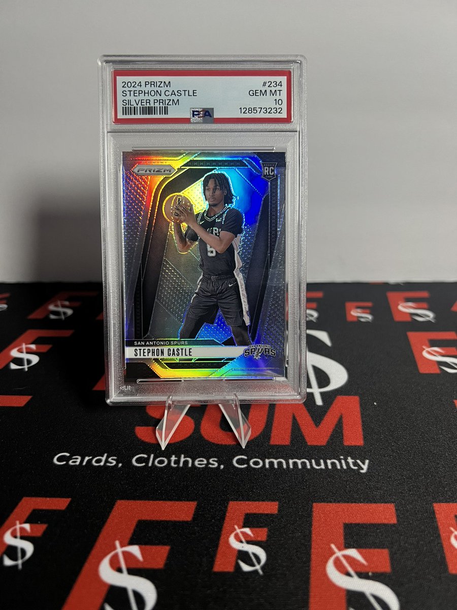 FlipSumFam's tweet photo. @RSJRsteel @GrandeurCards Stephon Castle - $460
Amen Thompson - $85
Kel’el Ware - $80
Alexandre Sarr - $85 https://t.co/yH1zvPZz5d