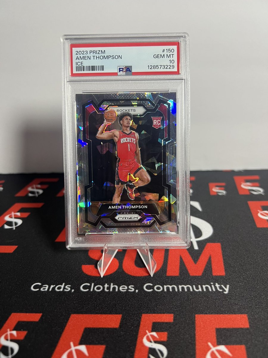 FlipSumFam's tweet photo. @RSJRsteel @GrandeurCards Stephon Castle - $460
Amen Thompson - $85
Kel’el Ware - $80
Alexandre Sarr - $85 https://t.co/yH1zvPZz5d