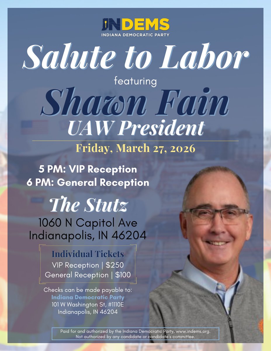 Indiana Democratic Party tweet media