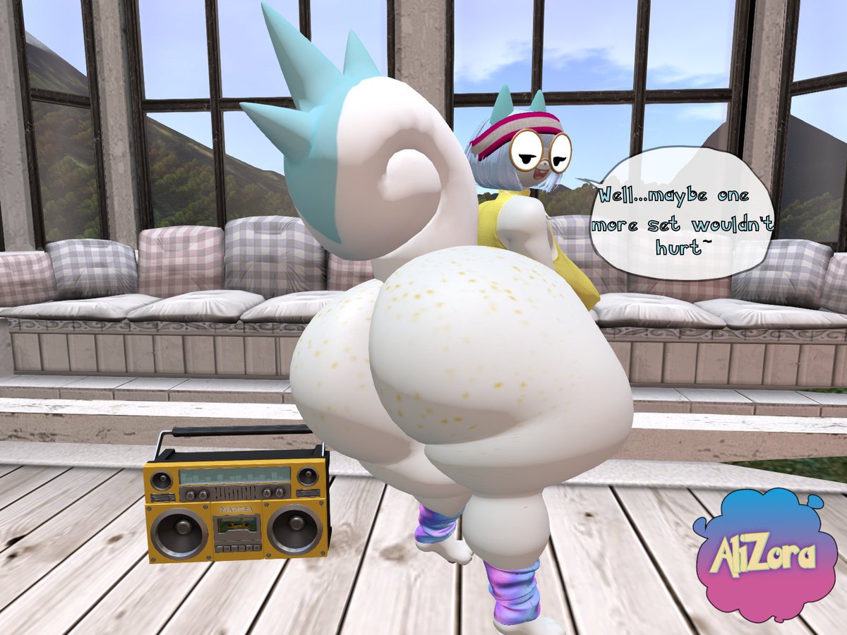 If working out always felt this good, she'd be in much better shape.
Made for <a href="/Prevence3/">Prevence🔞</a>'s Twerkout March!