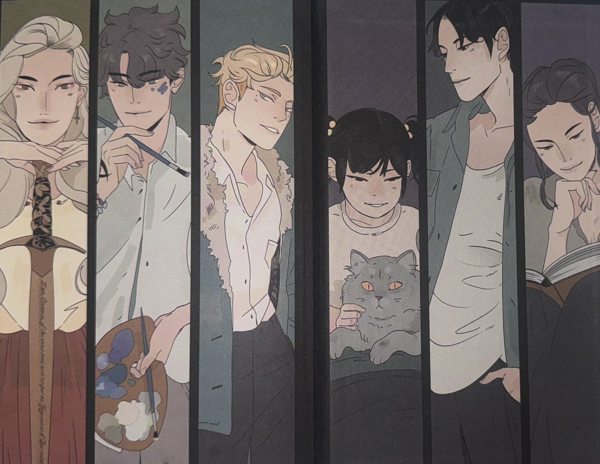 onlyangvIs's tweet image. #late but my copy just came in this is family