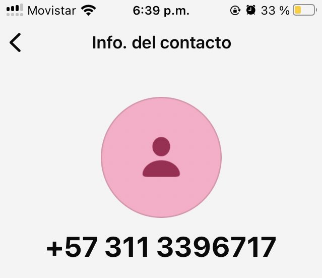 Entonces filtraron el número de Nicolas Rodríguez… vaya vaya.