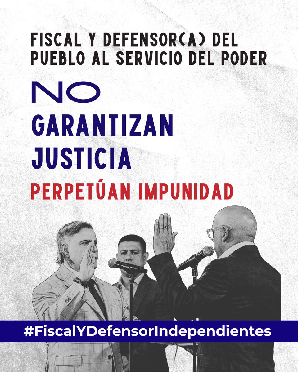 AndreinaBaduel's tweet photo. No queremos candidaturas al servicio del poder.
 
Queremos autoridades al servicio de la justicia.
 
#FiscalYDefensorIndependientes
#NoAlServicioDelPoder

@clippve https://t.co/h1vX7e6rK3