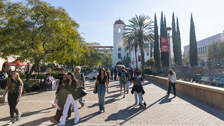San Diego State University tweet media