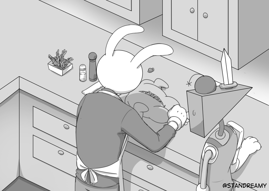 Standreamy's tweet photo. The only one who still hates him, is himself.

#funnybunny #tadc #tadcfanart

33/? https://t.co/HsFRpSAwcn