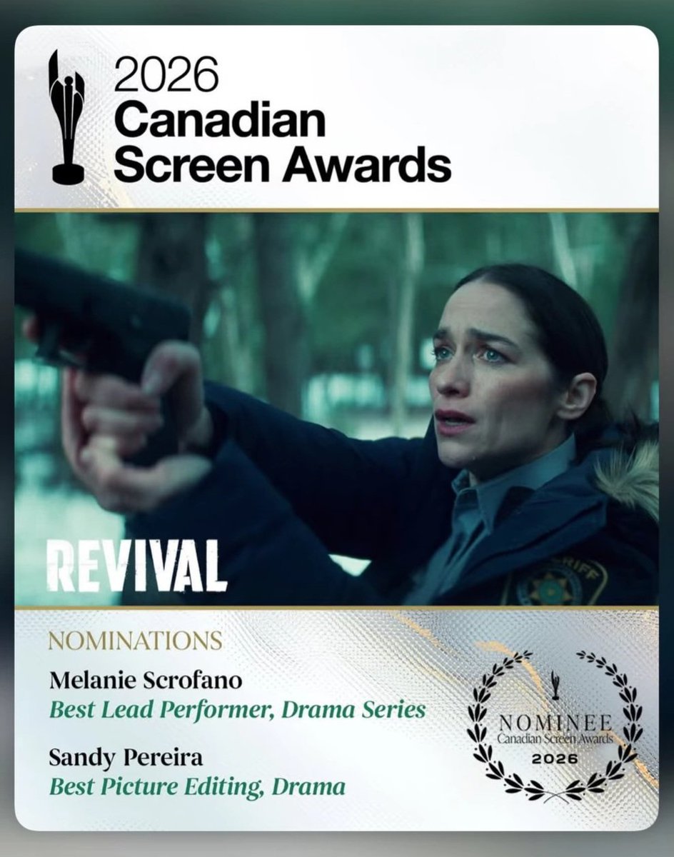 loveshack93's tweet image. She will always be our badass girl on top @MelanieScrofano 
 #ProudOfMel #Revival 
#CanadianScreenAwards