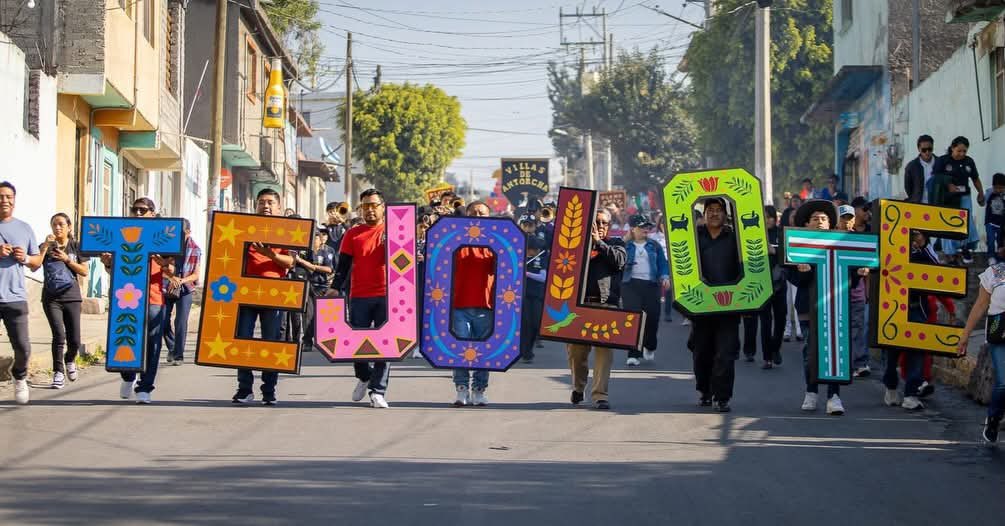 #ElPuebloUnidoProgresa gracias al trabajo organizado y la lucha de los antorchistas en Ixtapaluca. Felicidades compañeros del Tejolote, a seguir luchando.