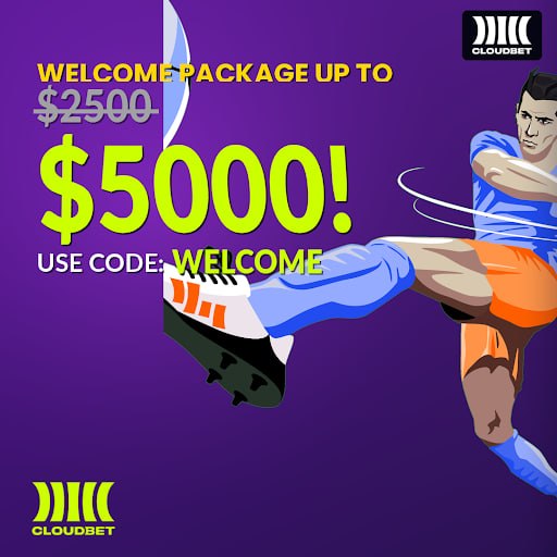MarygenTee's tweet photo. New to the game but still winning, Cloudbet makes it even better with promo code WELCOME unlocking up to $5000 to start strong
https://t.co/UnZHScUe4V https://t.co/Ycim83IPmT