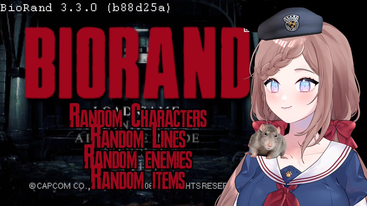 I finally woke up so stream in 30 minutes! Gonna be playing Biorand RE 2! See you there!