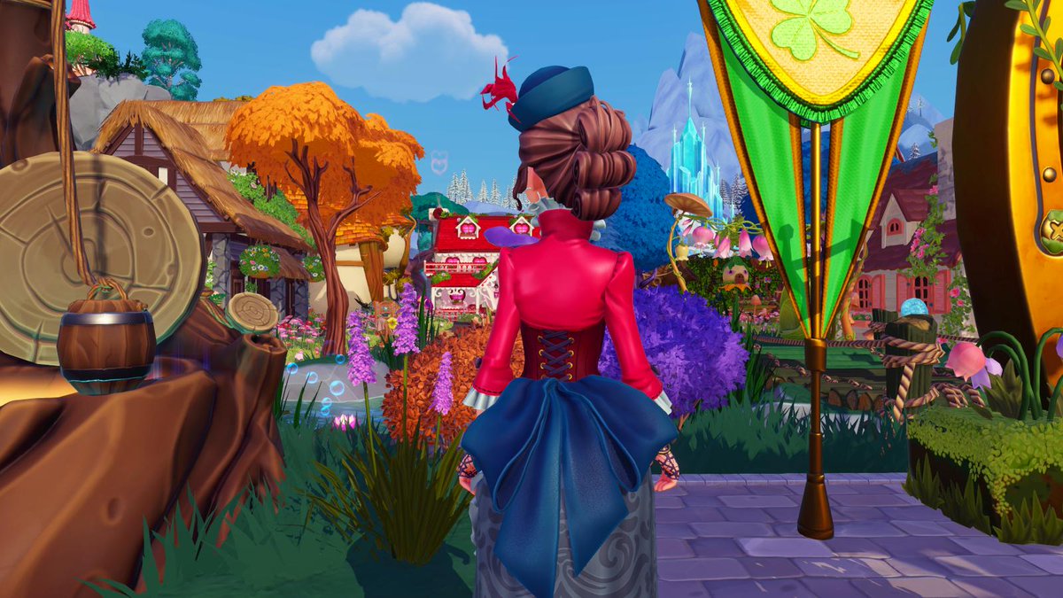 This dress is everything 😍, love everything about it, the bustle, the lil bolero jacket and the lace up boots , even her up do hairstyle and cute hat🥰🥰🥰 #DDLVCommunity