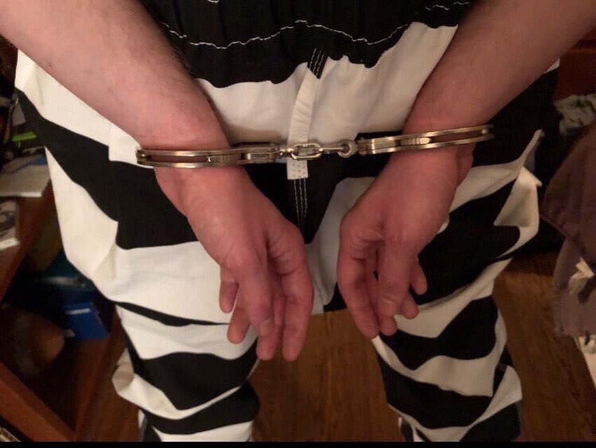 under arrest tweet media