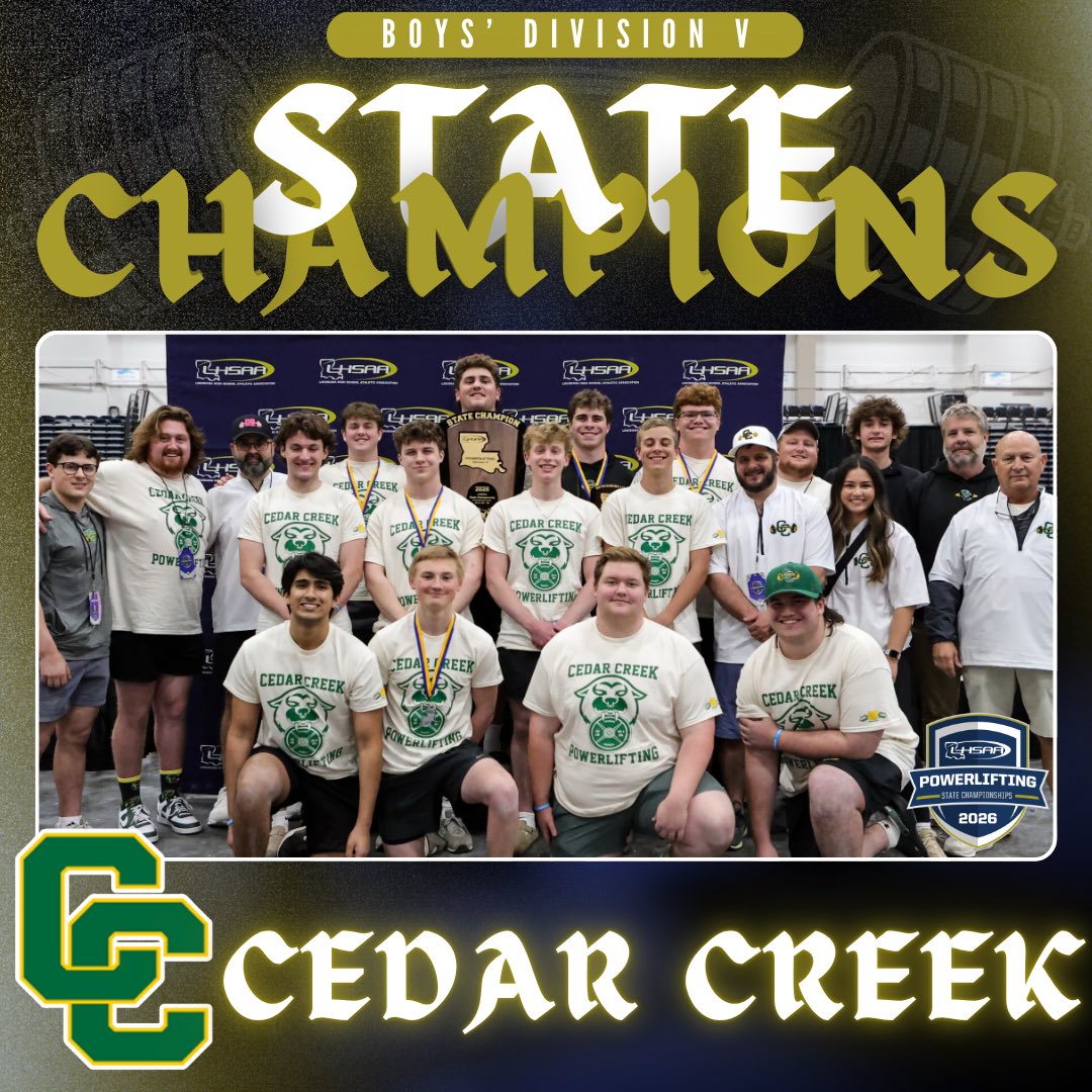 LHSAAsports's tweet photo. Congrats to our Boys’ Powerlifting Team State Champions for Divisions IV &amp; V! 🏆🏋️ https://t.co/gtsyYB9tmL