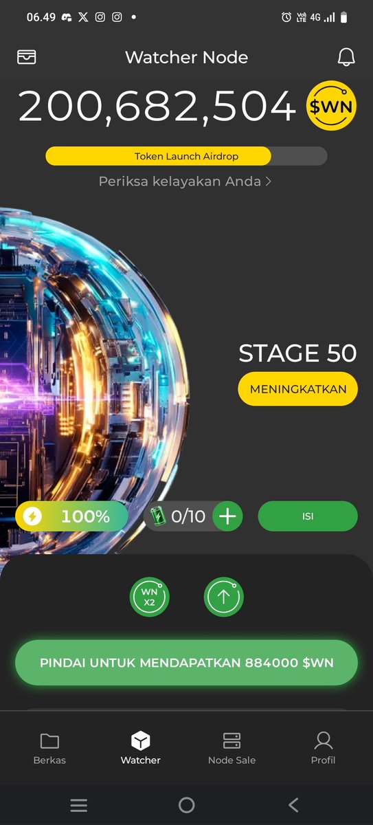 msoleh363's tweet photo. Launching Watcher Node to secure @DeNetPro storage network, live from Indonesia! #WatchersEverywhere https://t.co/EbBEtgzeNr