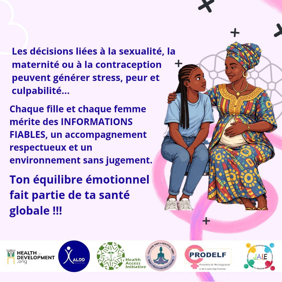 Chaque fille et chaque femme mérite des INFORMATIONS FIABLES, un accompagnement respectueux et un environnement sans jugement. Ton équilibre émotionnel fait partie de ta santé globale !!! #MaSantéMentaleCompte
#ParlonsSantéMentale #SantePourTous #ConsortiumActionSynergie