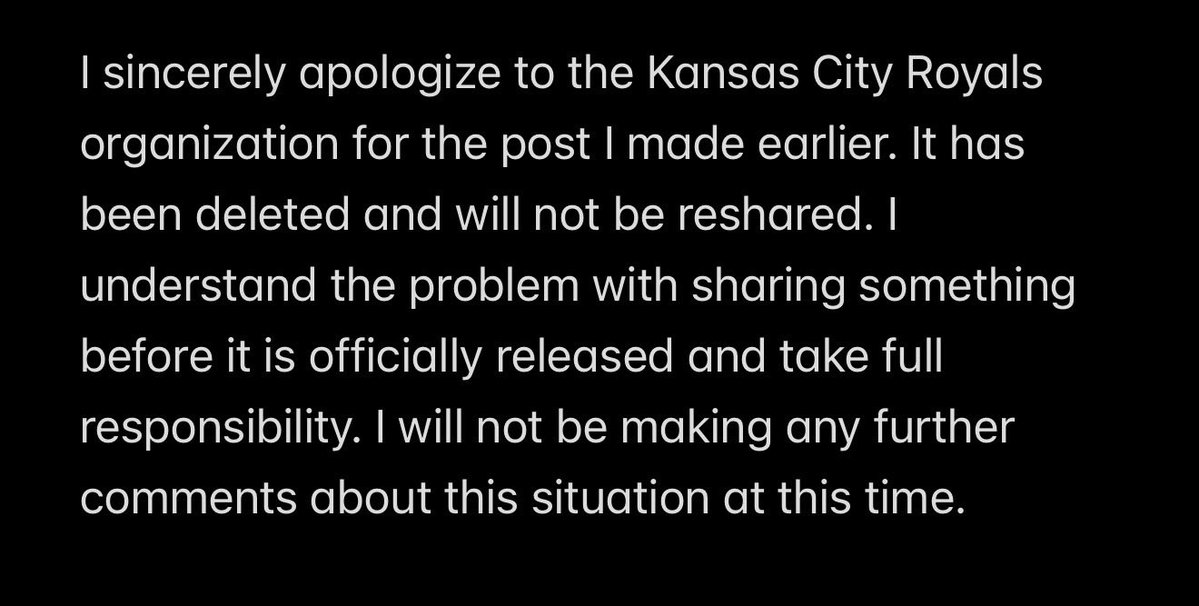 Cole Ragans Enjoyer tweet media