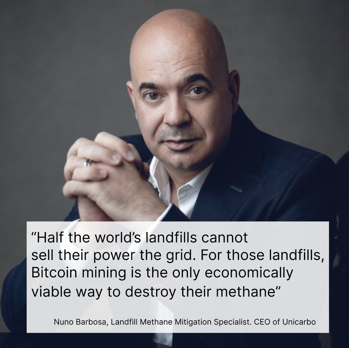 One of the world's most respected LGFTE (Landfill Gas To Energy) specialists with 20+ years and 100+ landfill project experience just said that Bitcoin mining is the only profitable solution for mitigating half the world's landfill methane emissions. 

Probably nothing