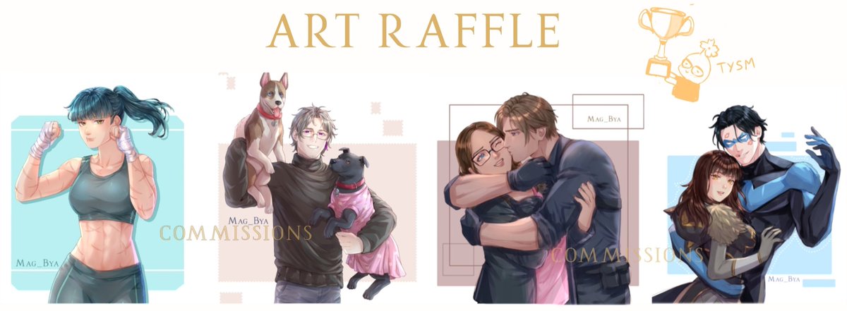 Mag Bya | Art Commissions Open tweet media