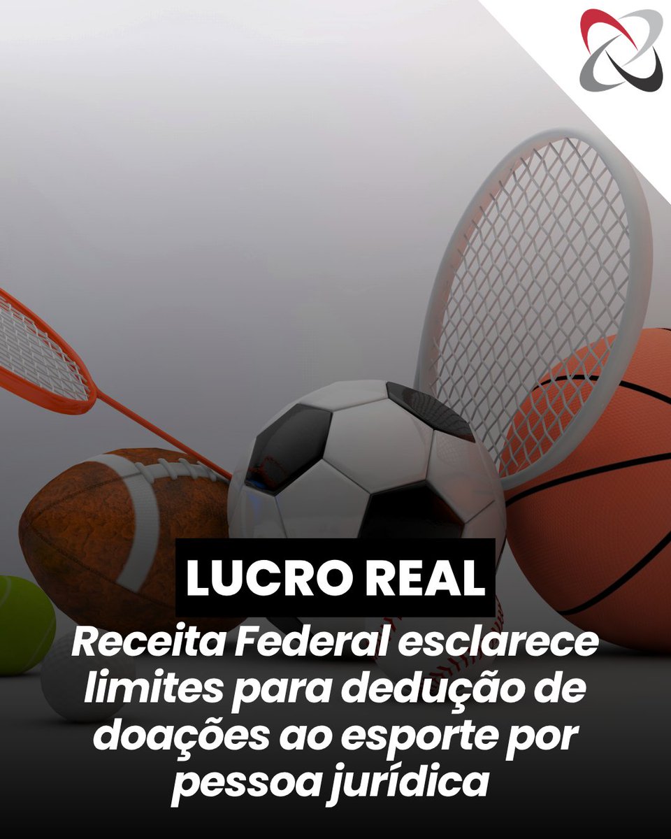 Receita Federal publicou a Solução de Consulta COSIT nº 48/2026, esclarecendo limites de dedução do Imposto de Renda para empresas do lucro real que investem em projetos desportivos e paradesportivos.

Saiba mais: instagram.com/p/DWU5cAWkVY2/…