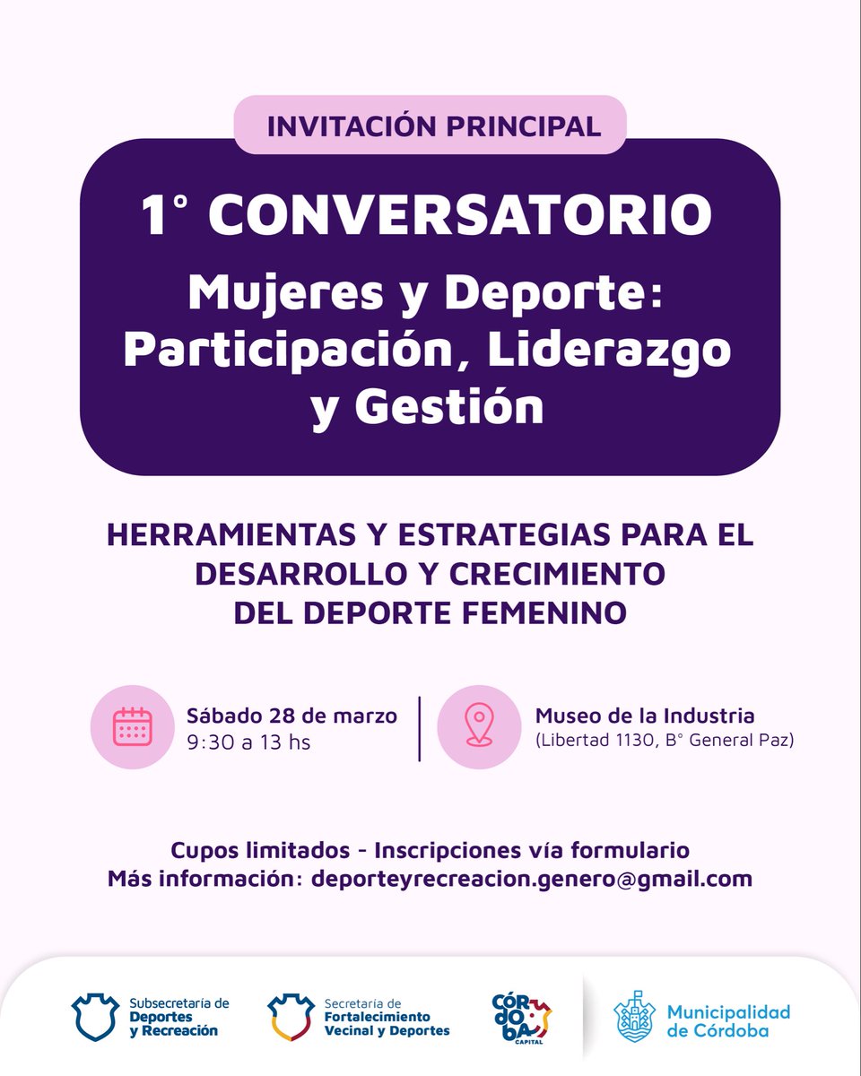 Secretaría de Fortalecimiento Vecinal y Deportes tweet media