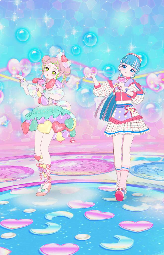 おはようございます☔️
全く違うふたりの乙女チックライブ🫧🩷ブルー髪にピンクが映えて可愛いすぎる🥹