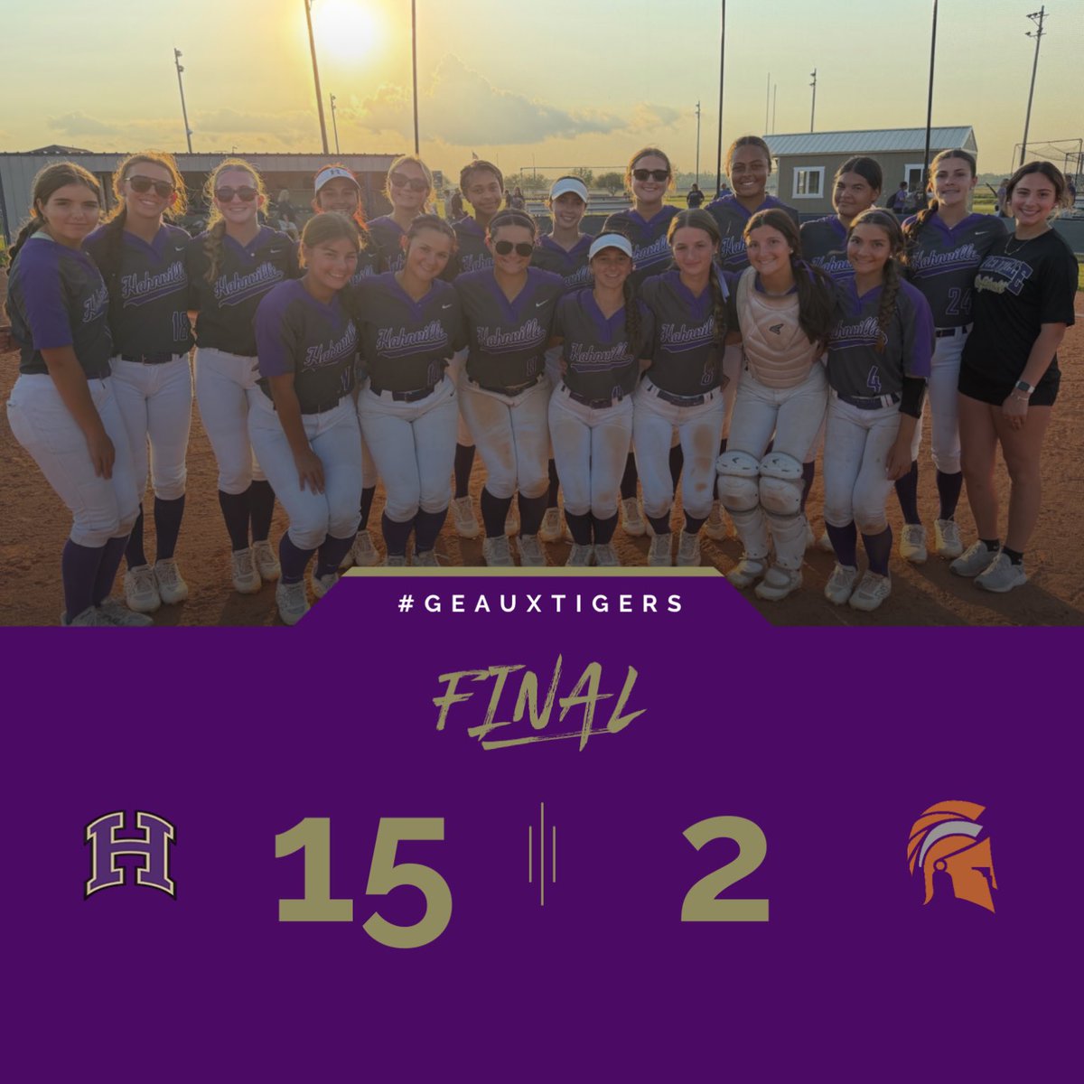 Hahnville High Softball tweet media