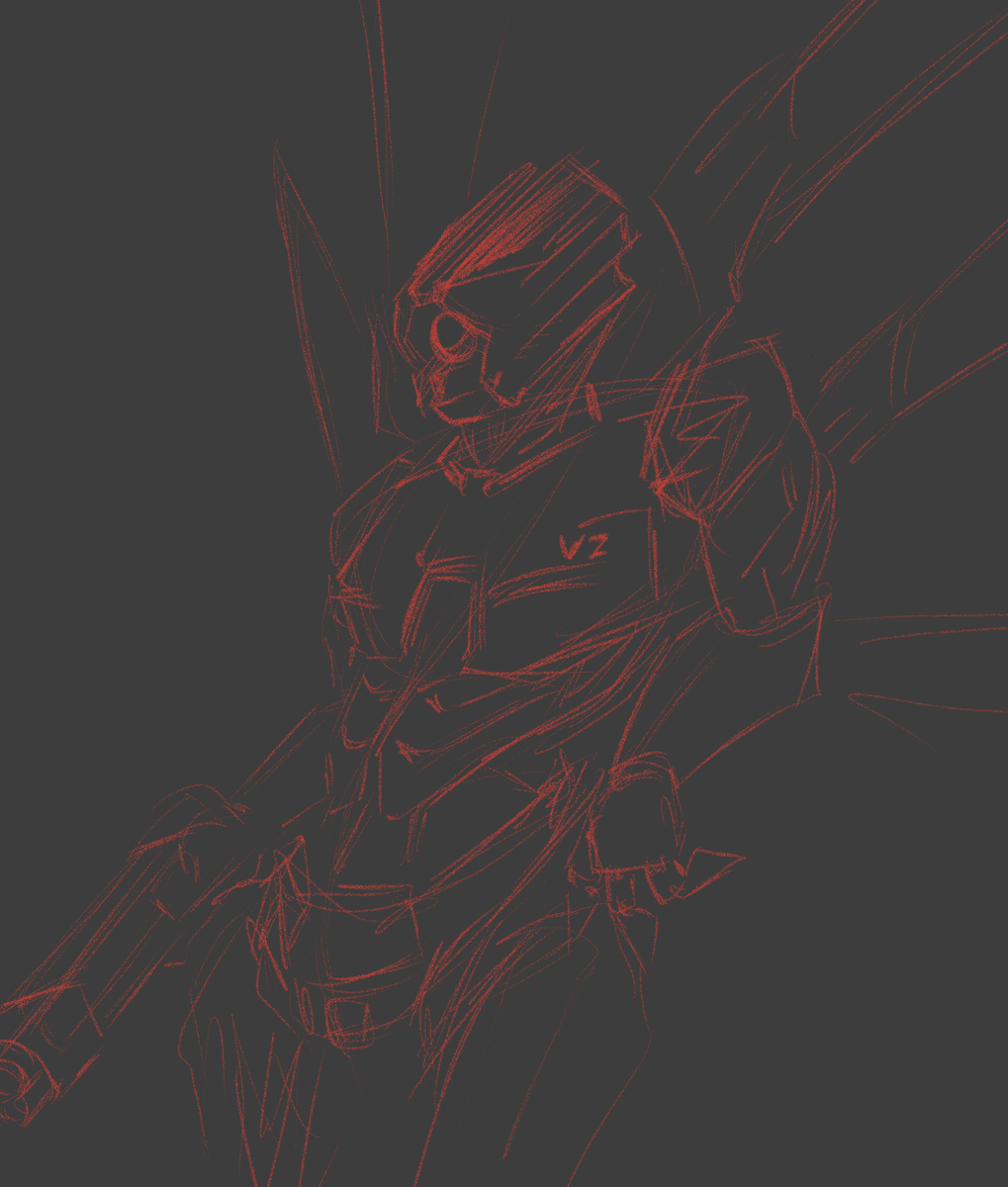 _grinight_'s tweet photo. A new random sketch because I was boring at night

#ULTRAKILL #V2  #drawing https://t.co/9AHYFbdbAu