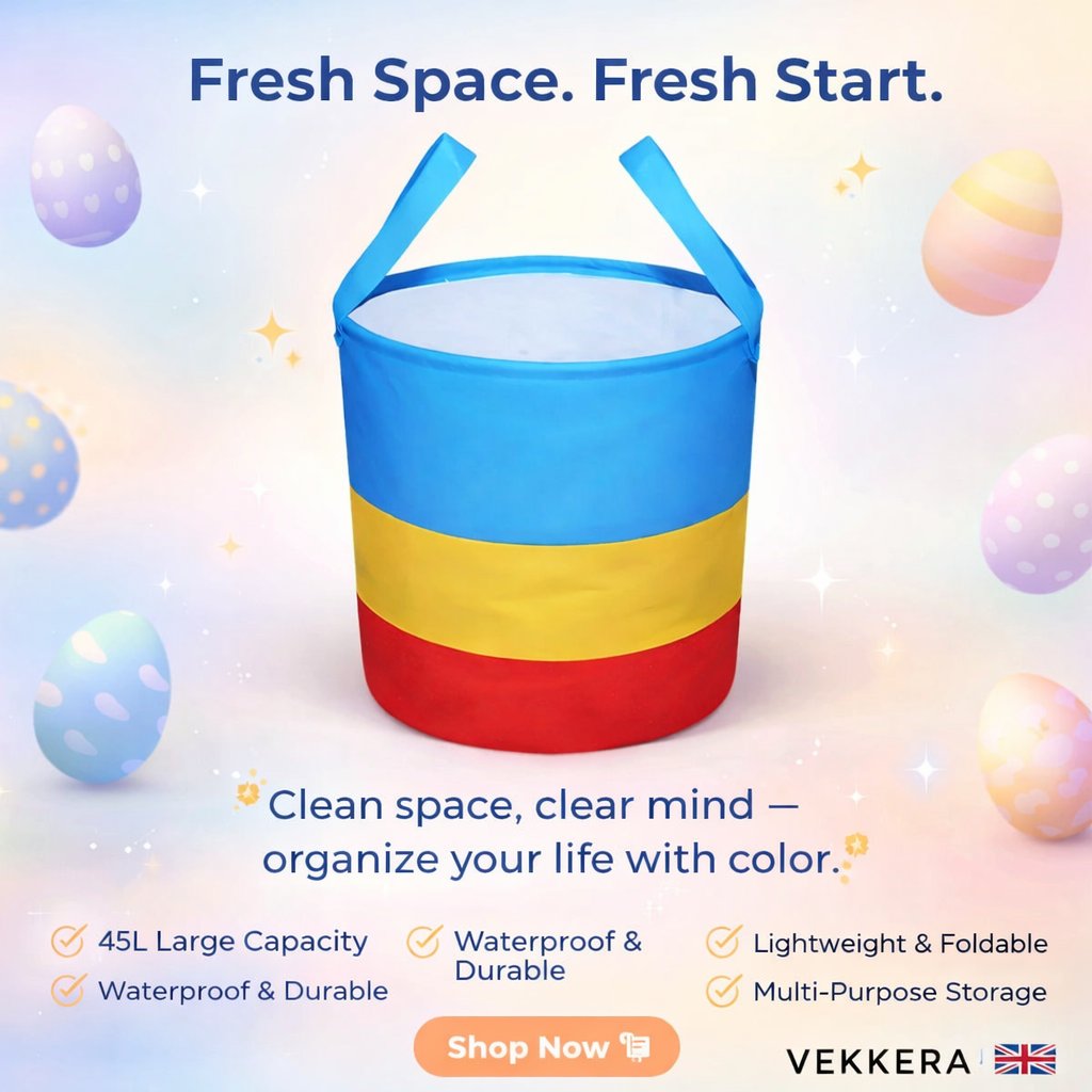 VekkeraStores's tweet image. 🌸 Easter Special Drop – Organize in Style! 🐣

Say goodbye to clutter and hello to color with our Vekkera 45L Multicolor Waterproof Laundry Basket 💙💛❤️

🛒 Shop now:
vekkera.co.uk/products/45-li…

#Vekkera #LaundryBasket #HomeOrganization #EasterSale #EasterDecor #UKHomes