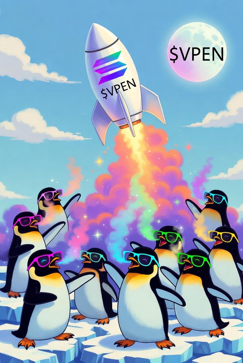 tee_mikah's tweet photo. $VPEN is the wayyy!!!!
Ca/ ApsVyBdf1y4Q7mGfYoWy3qP3DJbyBhszSFAwWnBKpump
The whole $VPEN squad vaping in sync — this is how we moon together!
Join the pod and let’s build something special 💨
Like + RT + drop $VPEN below!
#VPEN #VapingPenguin #SolanaMemes https://t.co/INFJ7VL0VS
