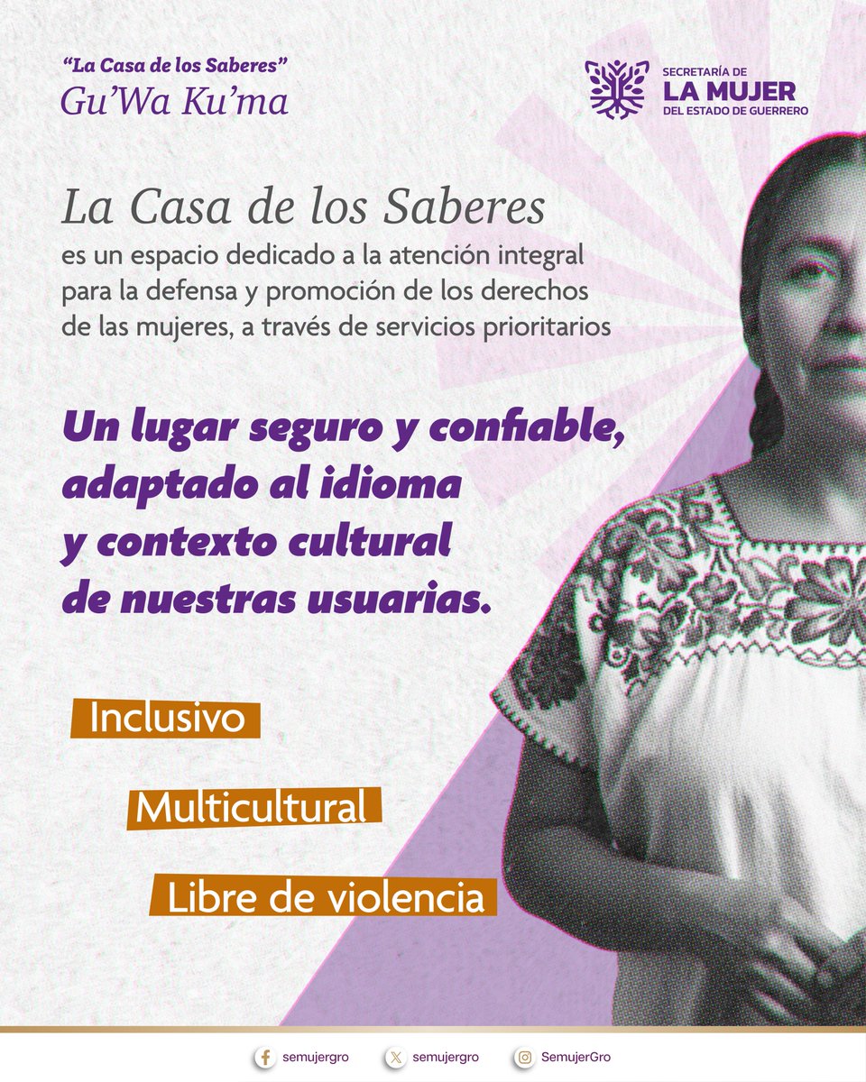 Secretaría de la Mujer Guerrero tweet media