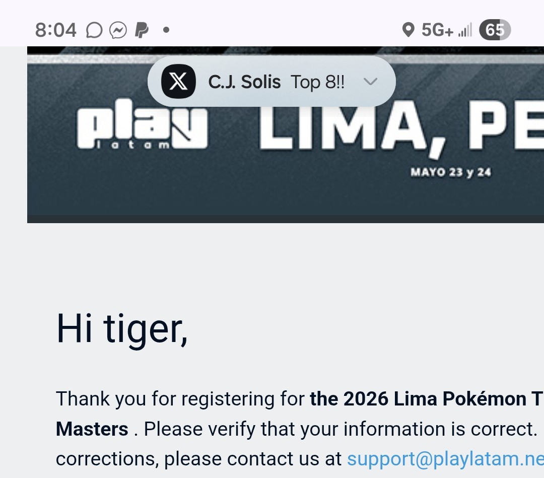 Plutonicly's tweet photo. @CJSolis_TCG photo bombed my screen shot all the way from Puerto Rico lol but we got in to lima https://t.co/aZfgx952Hd