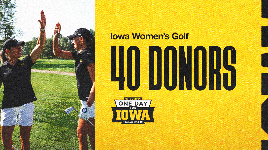 📞 Calling all HAWKEYES…

Supporting Women's Golf is an investment in our student-athlete experience, directly enhancing our opportunities for success.
 
Help us win the One Day for Iowa Giving Challenge ➡️ bit.ly/4sZvaZc