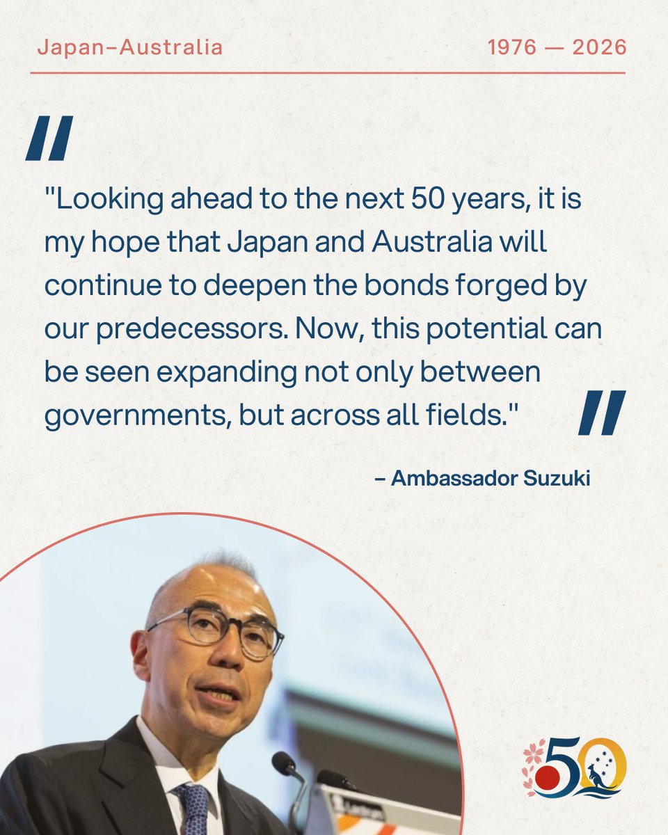 Curious about the stories connecting Japan and Australia? 
Follow us to stay up to date with the latest highlights and updates.