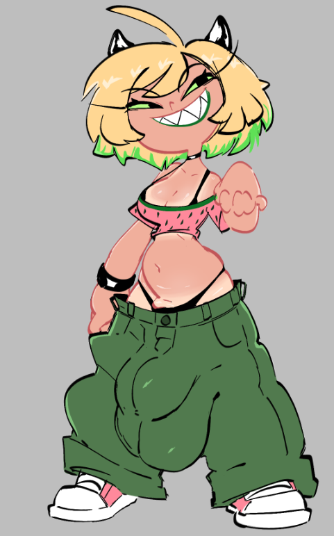 i had drew Melon again, i had another drawing but i didn't like it at all so we only got this drawing