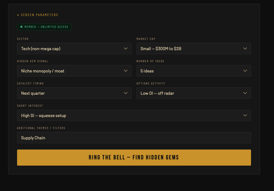 RTBtrading1's tweet photo. 🔔 NEW 🔔

🔔I have created a stock screener for finding stocks that are under the radar 

🔔Multiple filters, generates multiple names based on your search. 

🔔Try it for yourself and let me know what you think 
https://t.co/rjOGcbdG6X https://t.co/sLeDVurNmq