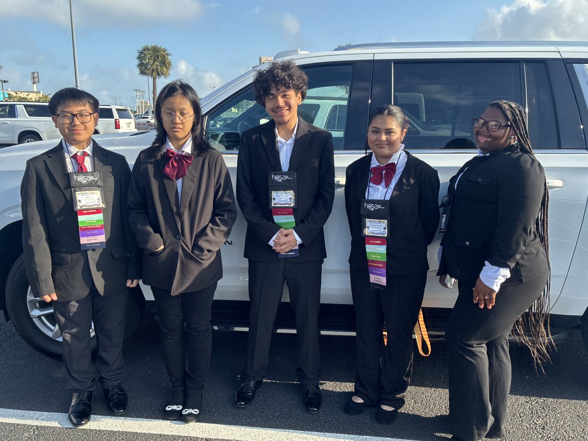 ElsikNGCRams's tweet image. Our HOSA members are in Corpus Christi participating in Area 2 Finals this week. We are so proud of the #FortunesFive who are representing #RAMNation @ENGC_HOSA @ElsikNGCRams @ElsikHighSchool #leadingtheway100