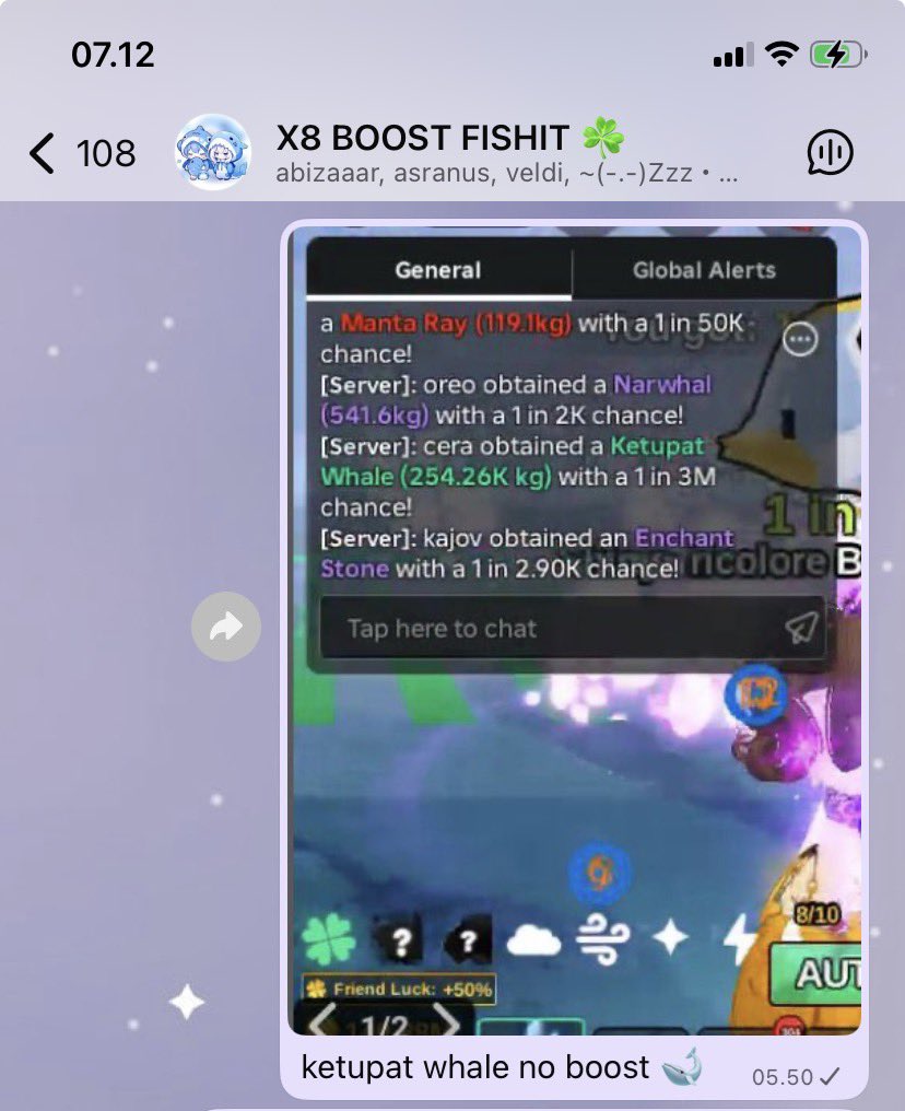 leclerchivee's tweet photo. total udah naik 10 ketupat whale  di server ini 🐋 https://t.co/6fep2fZjLI