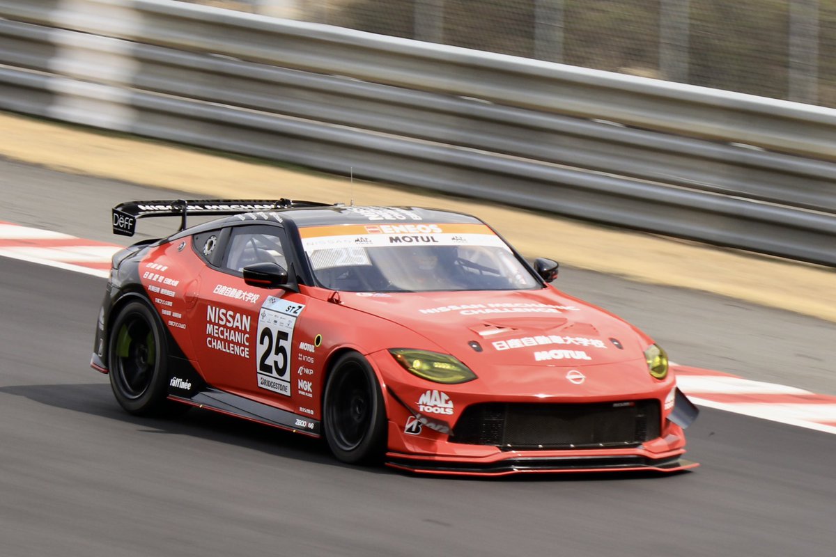 amspeed_m's tweet photo. スーパー耐久 Rd.1 もてぎ
ST-Zクラス
NO.25 日産メカニックチャレンジZ NISMO GT4

大塚 隆一郎 選手
富田 竜一郎 選手
篠原 拓朗 選手
松田 次生 選手

#スーパー耐久 #S耐 #TEAMZEROONE https://t.co/gEDNE0pWVk