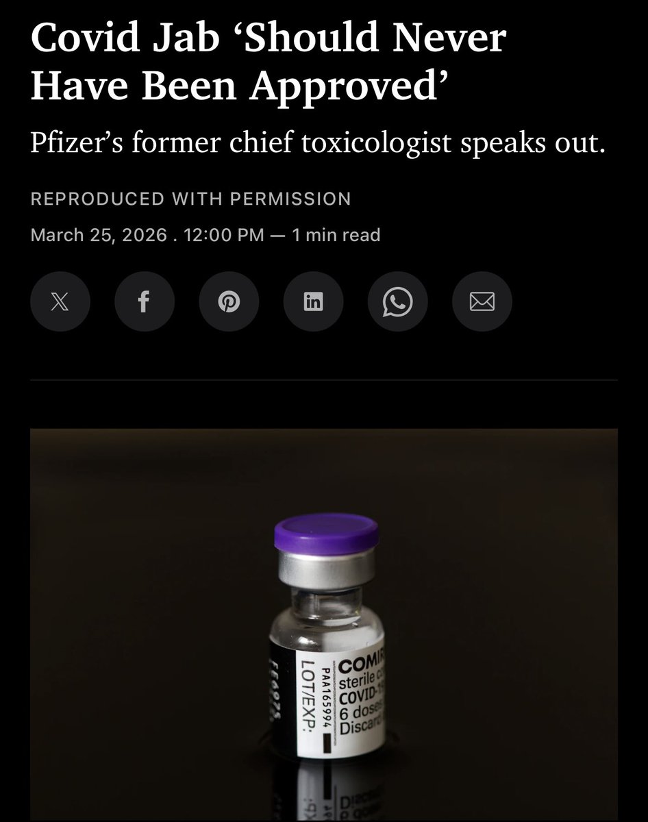 A hearing in the German Bundestag has triggered fresh controversy over the approval and safety of Covid-19 mRNA ‘vaccines’, after a former chief Pfizer toxicologist confirmed that critical safety testing was bypassed during development.

goodoil.news/covid-jab-shou…