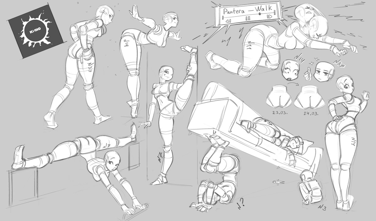 DemonUdo's tweet photo. Second set of practice sketches https://t.co/q4V6COWfPu